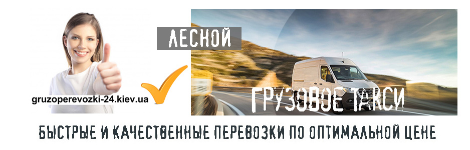 Грузовое такси Лесной Киев компания Грузоперевозки-24