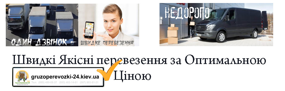 Вантажні перевезення Вишневе - Грузоперевозки-24
